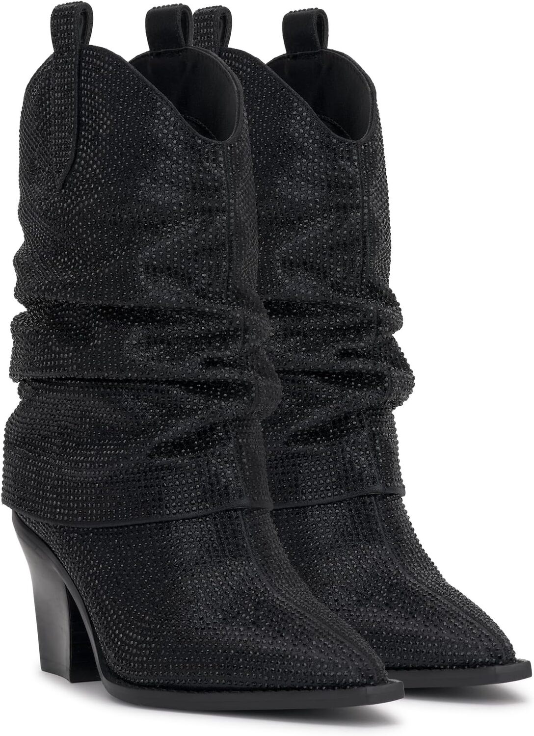

Ботинки Jessica Simpson Gemorra Embellished Western Boots, черный