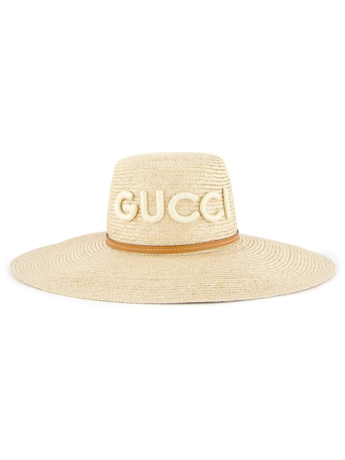 

Gucci плетеная шляпа с нашивкой-логотипом, серый