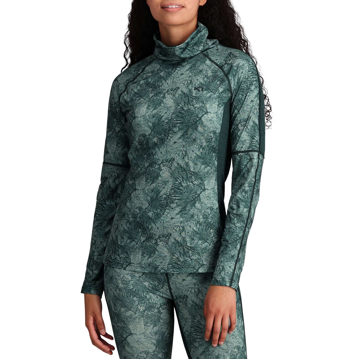 Топ Kari Traa Fierce Long Sleeve, цвет Pine