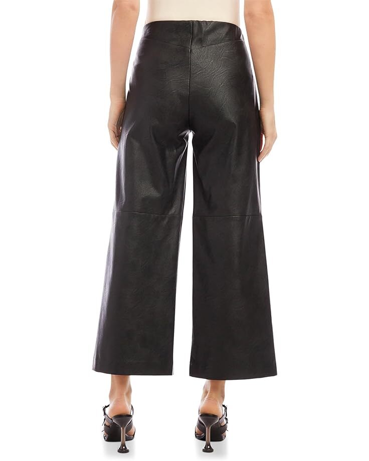 

Брюки Karen Kane Cropped Faux Leather Pants, цвет Black 1