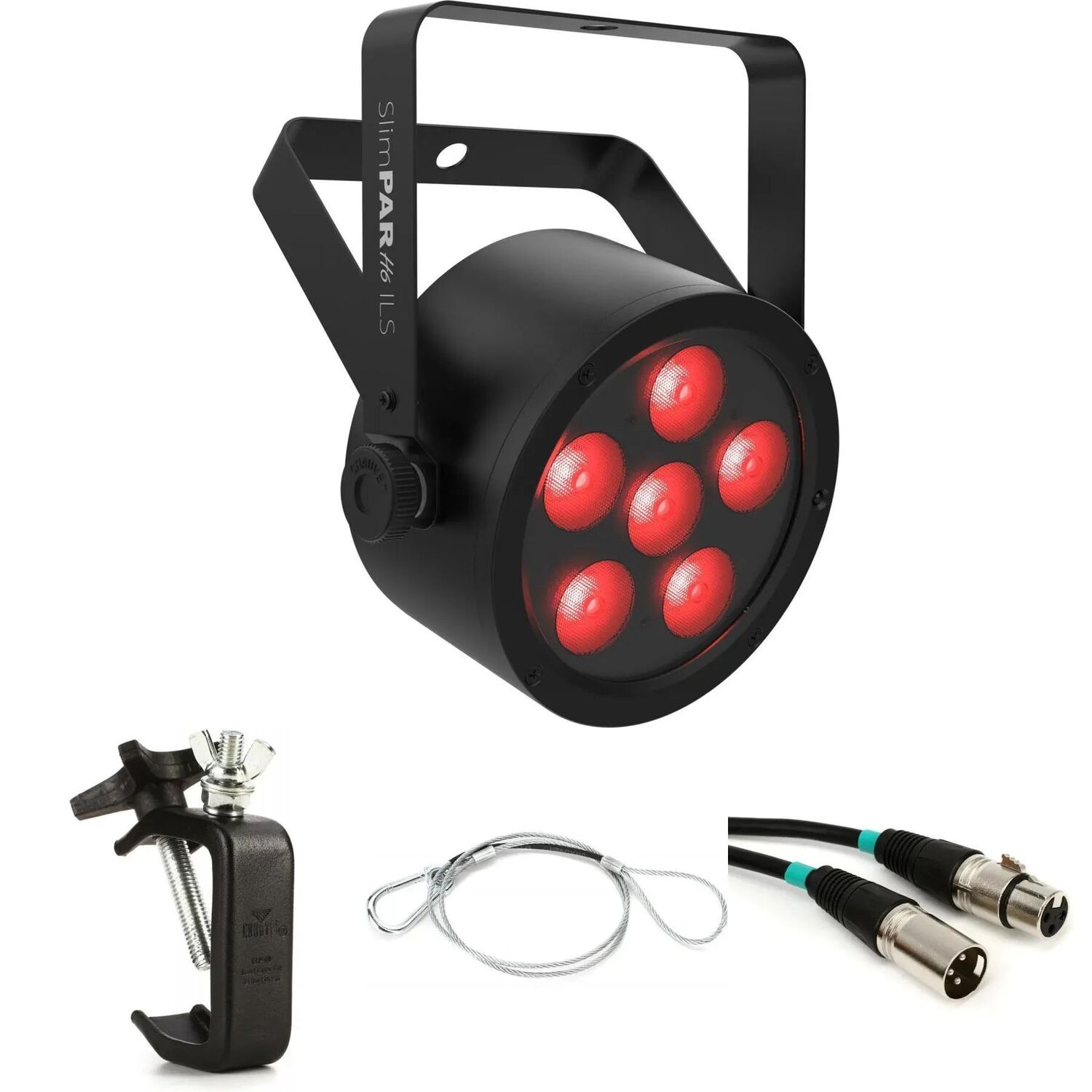 

Chauvet DJ SlimPAR H6 ILS RGBAW+UV Par Essentials Bundle