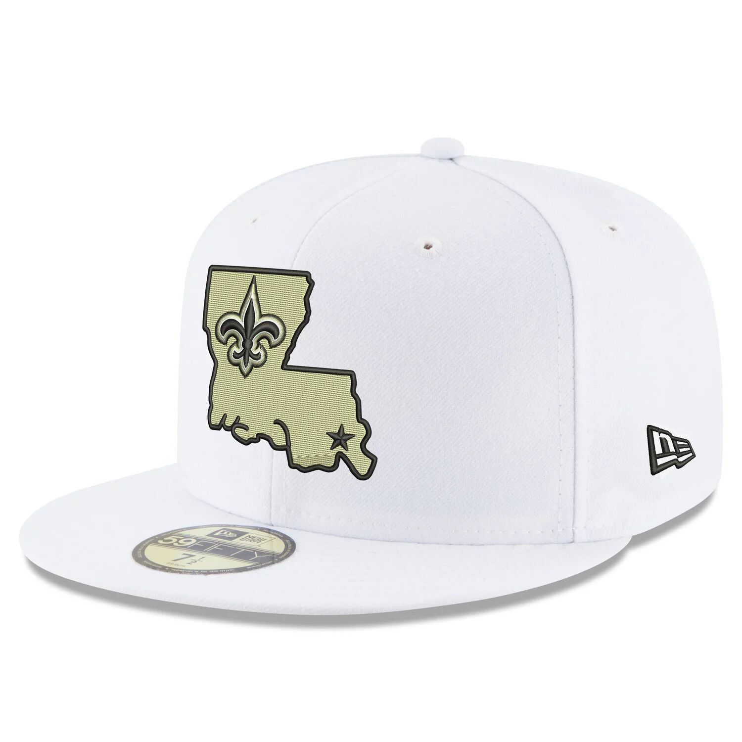 

Мужская белая кепка New Era New Orleans Saints Omaha с альтернативным логотипом 59FIFTY
