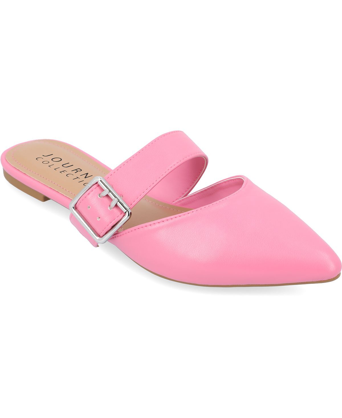 

Женские балетки Shaella с пряжкой Journee Collection, розовый