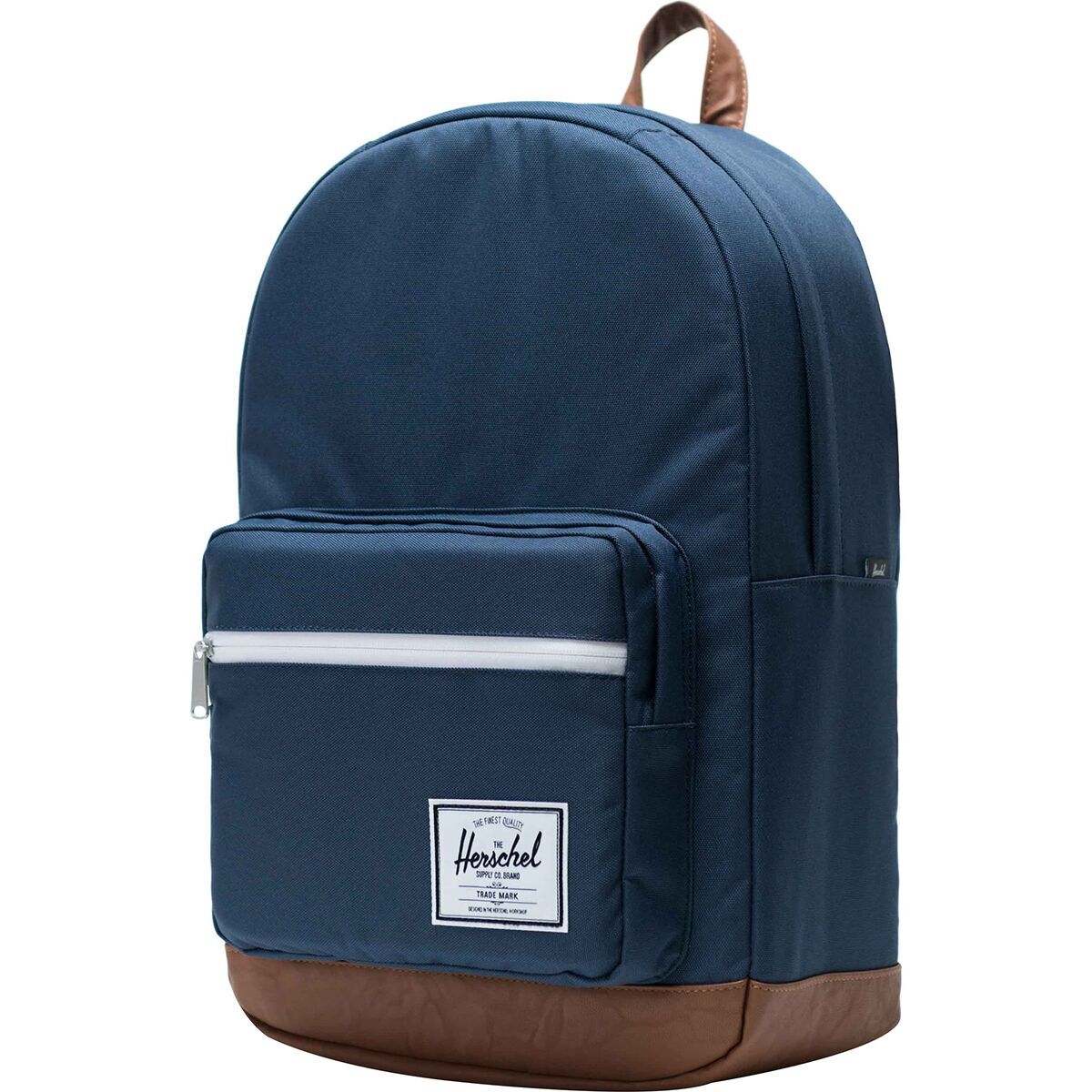 

Рюкзак pop quiz 22 л Herschel Supply, цвет navy/tan synthetic leather