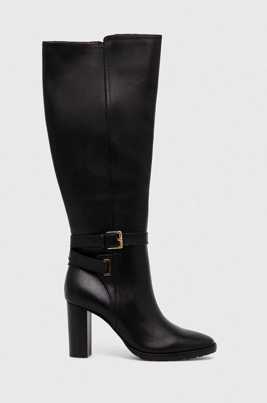 

Кожаные ботинки Manchester Lauren Ralph Lauren, черный