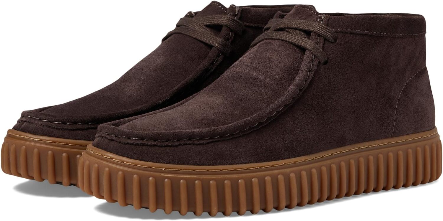 

Ботинки Torhill Hi Clarks, цвет Dark Brown Suede