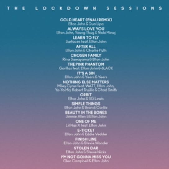 Виниловая пластинка John Elton - The Lockdown Sessions elton john the lockdown sessions blue vinyl