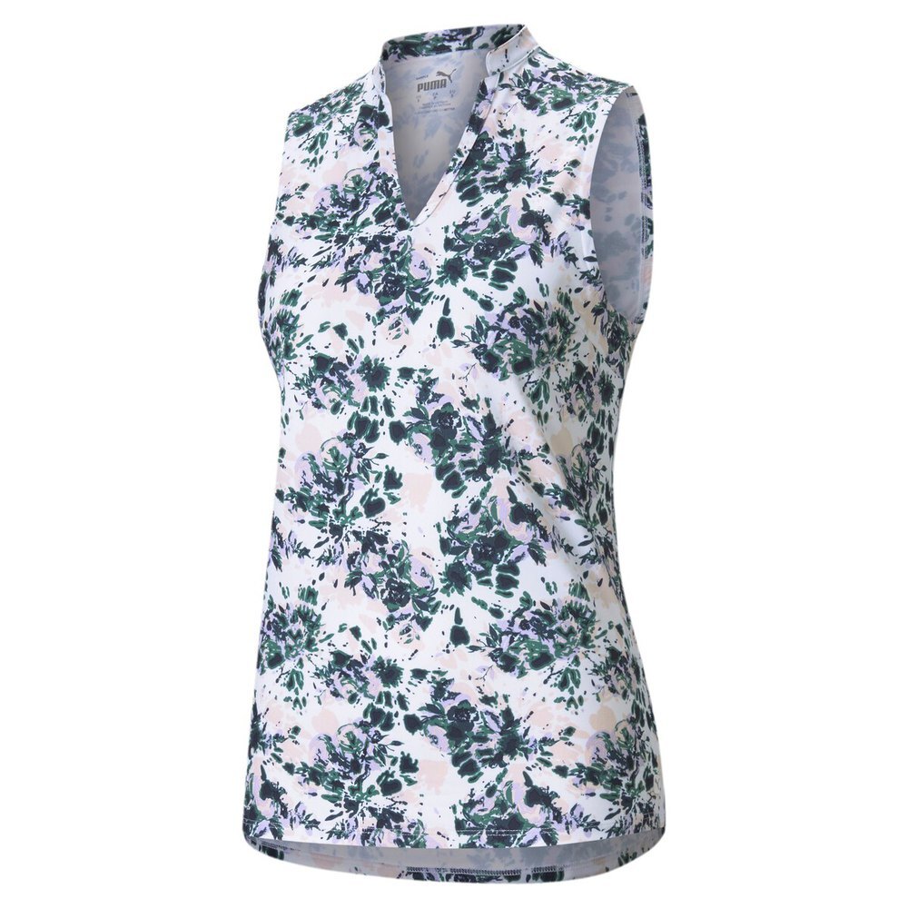 

Рубашка поло Puma Cloudspun Floral Tie Dye Sl, синий