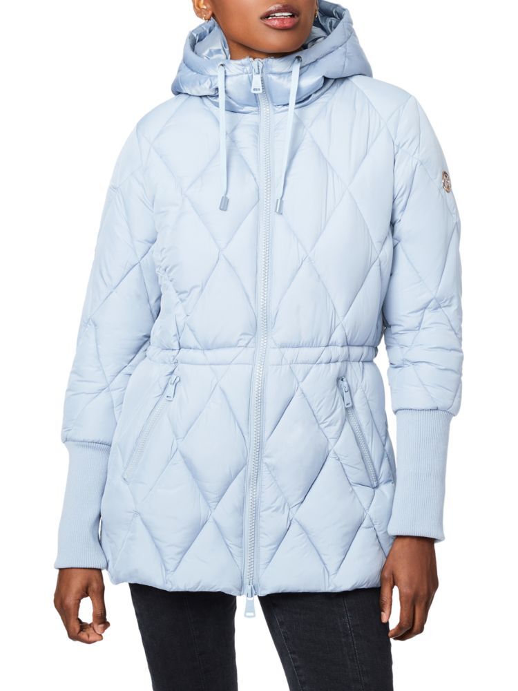 

Стеганая куртка с капюшоном Plus Diamond Bernardo, цвет Frosted Blue