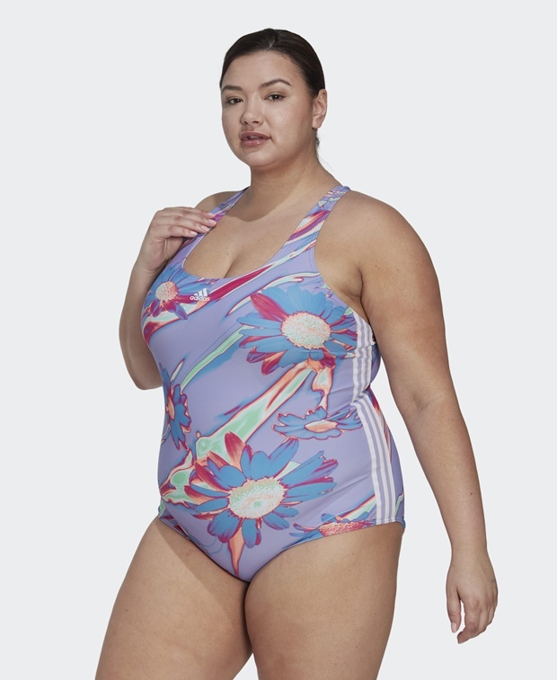 

Купальник adidas Performance, фиолетовый