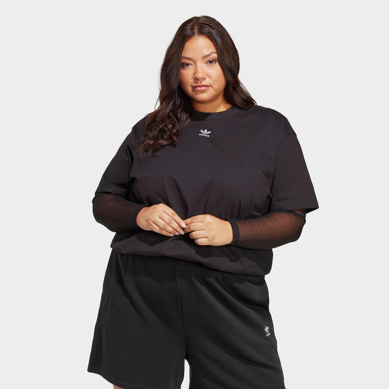 

Женская футболка adidas Originals adicolor Essentials (большие размеры), черный
