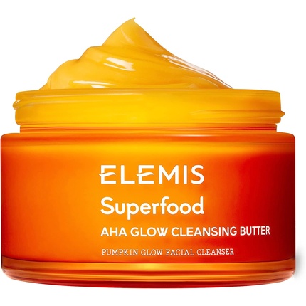 Superfood Aha Glow Очищающее очищающее масло для лица 90 мл, Elemis очищающее масло для лица с энзимами тыквы superfood aha glow cleansing butter 90мл