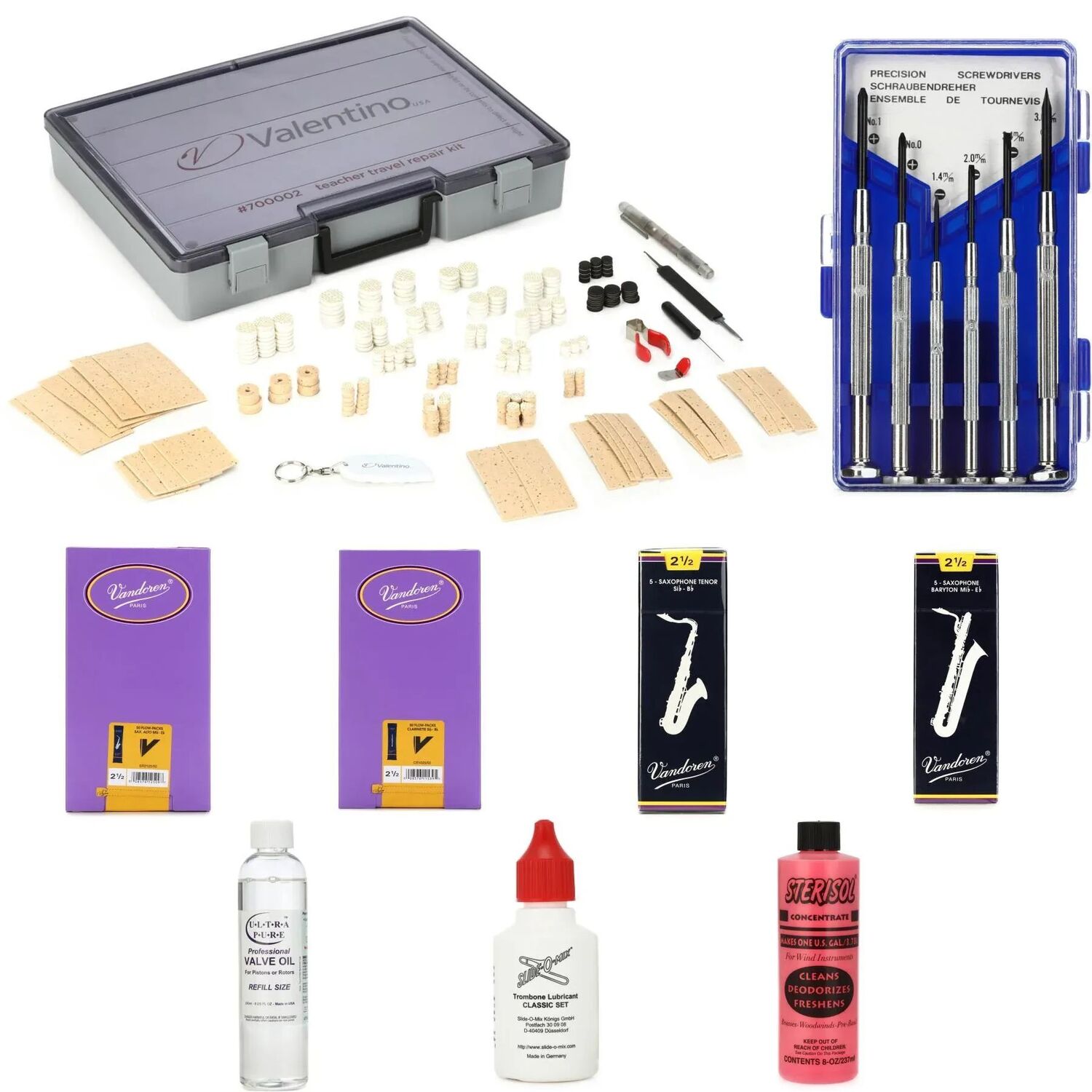 

Набор Valentino Repair, Care и Reed Classroom — Vandoren Light