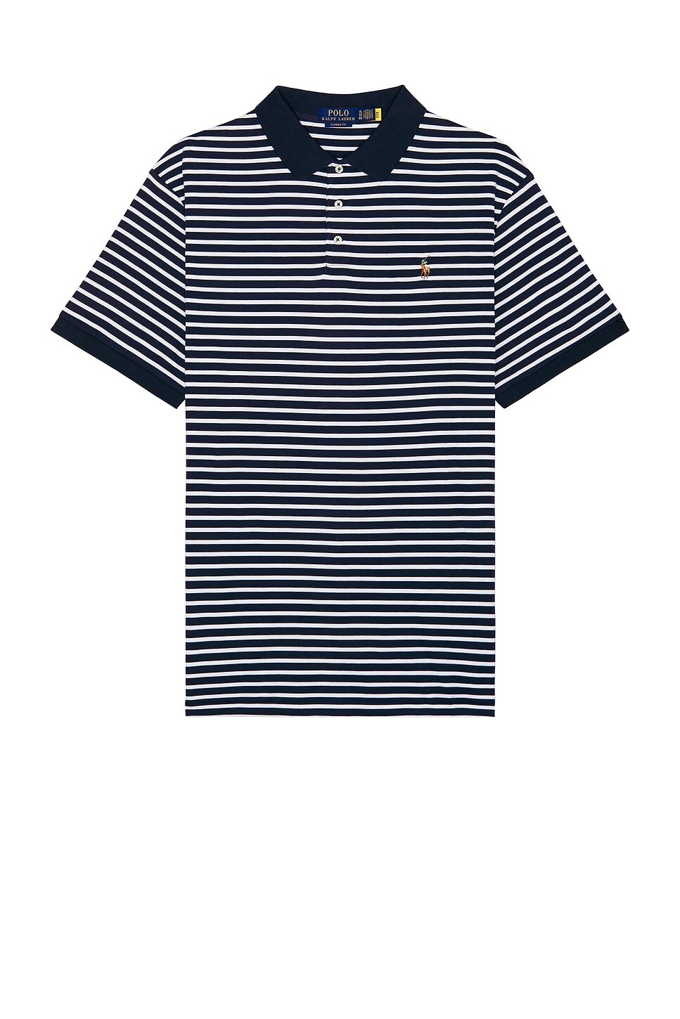 

Анимированная футболка-поло Soft Touch Polo Ralph Lauren, цвет Refined Navy & White