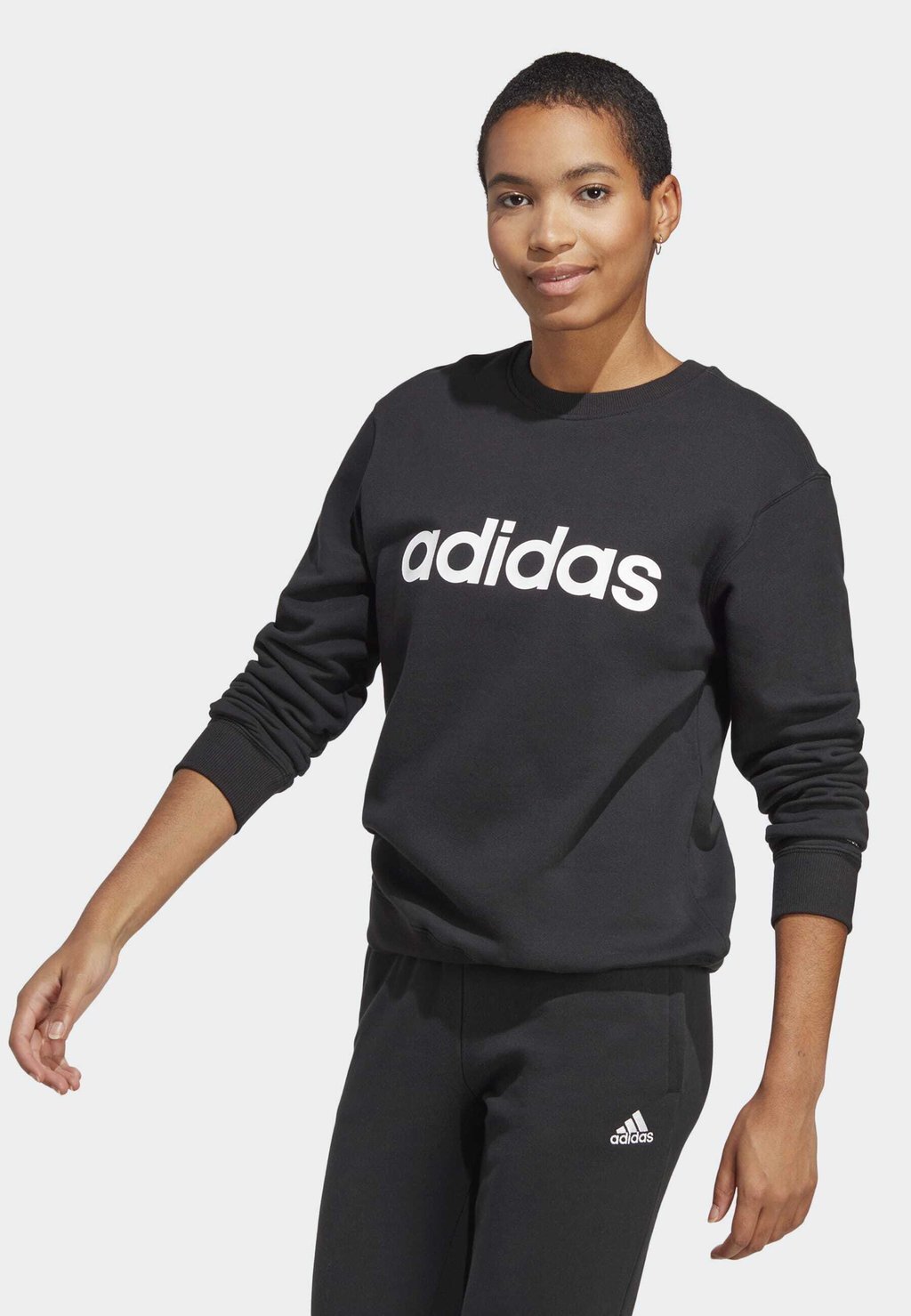 

Толстовка Adidas, черно-белый, Черный