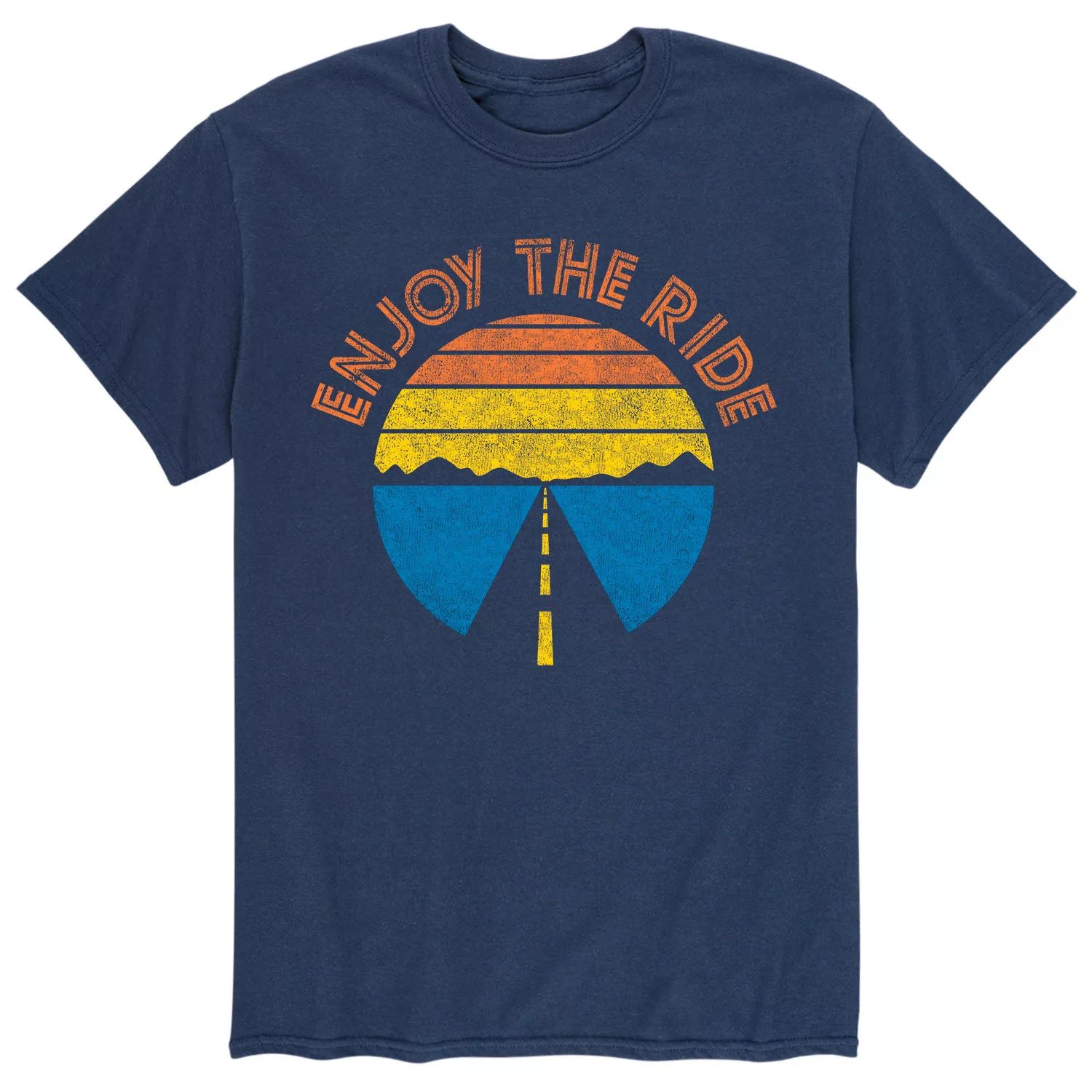 Мужская футболка Enjoy The Ride Road Sunset Licensed Character мужская футболка enjoy the ride s синий