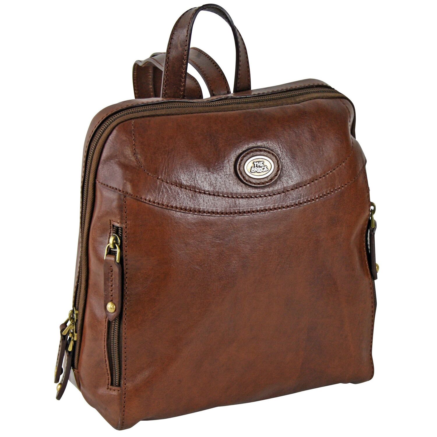 

Рюкзак The Bridge Story Donna City Leder 27 cm, цвет marrone