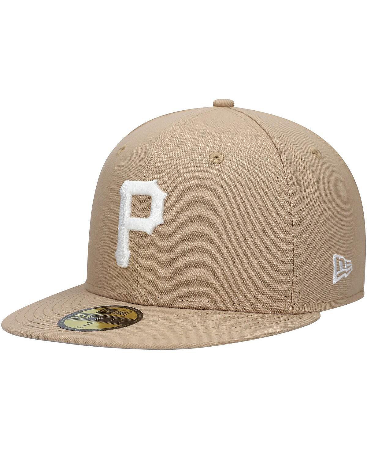

Мужская приталенная шляпа цвета хаки Pittsburgh Pirates 59FIFTY New Era