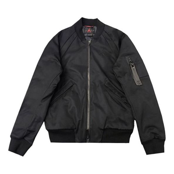 Куртка Air Jordan Casual Sports Woven Windproof Jacket Black, черный