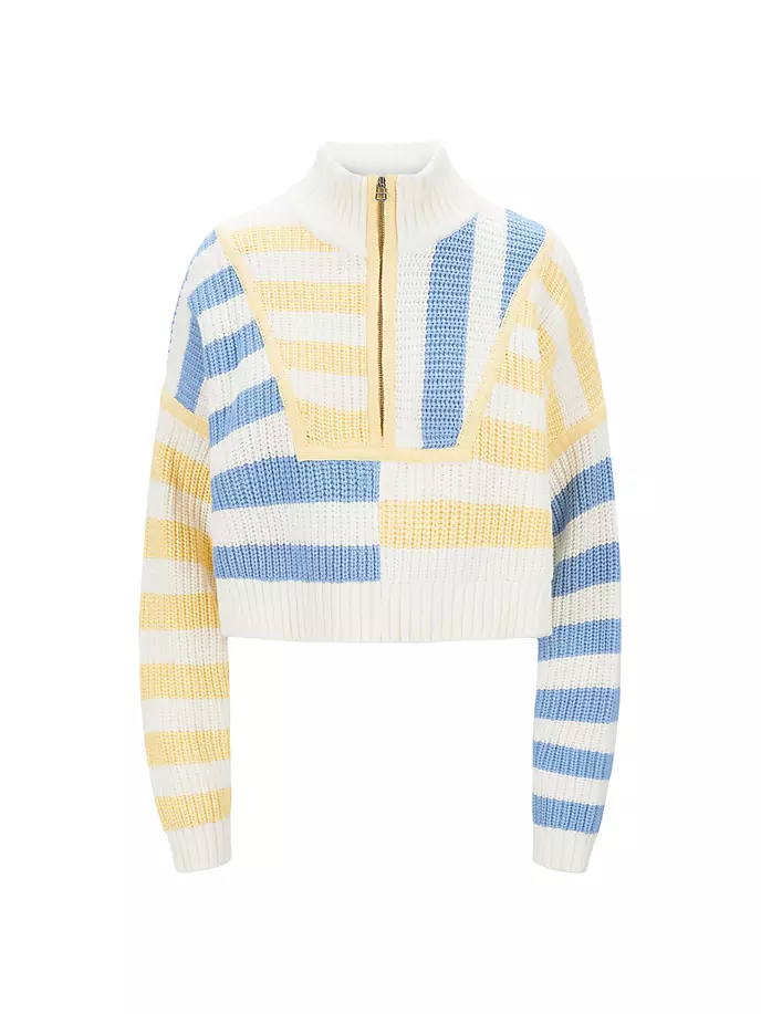 Укороченный свитер Hampton Staud, цвет buttercup seashore stripe набор брадсов и украшений prima marketing seashore 30 шт