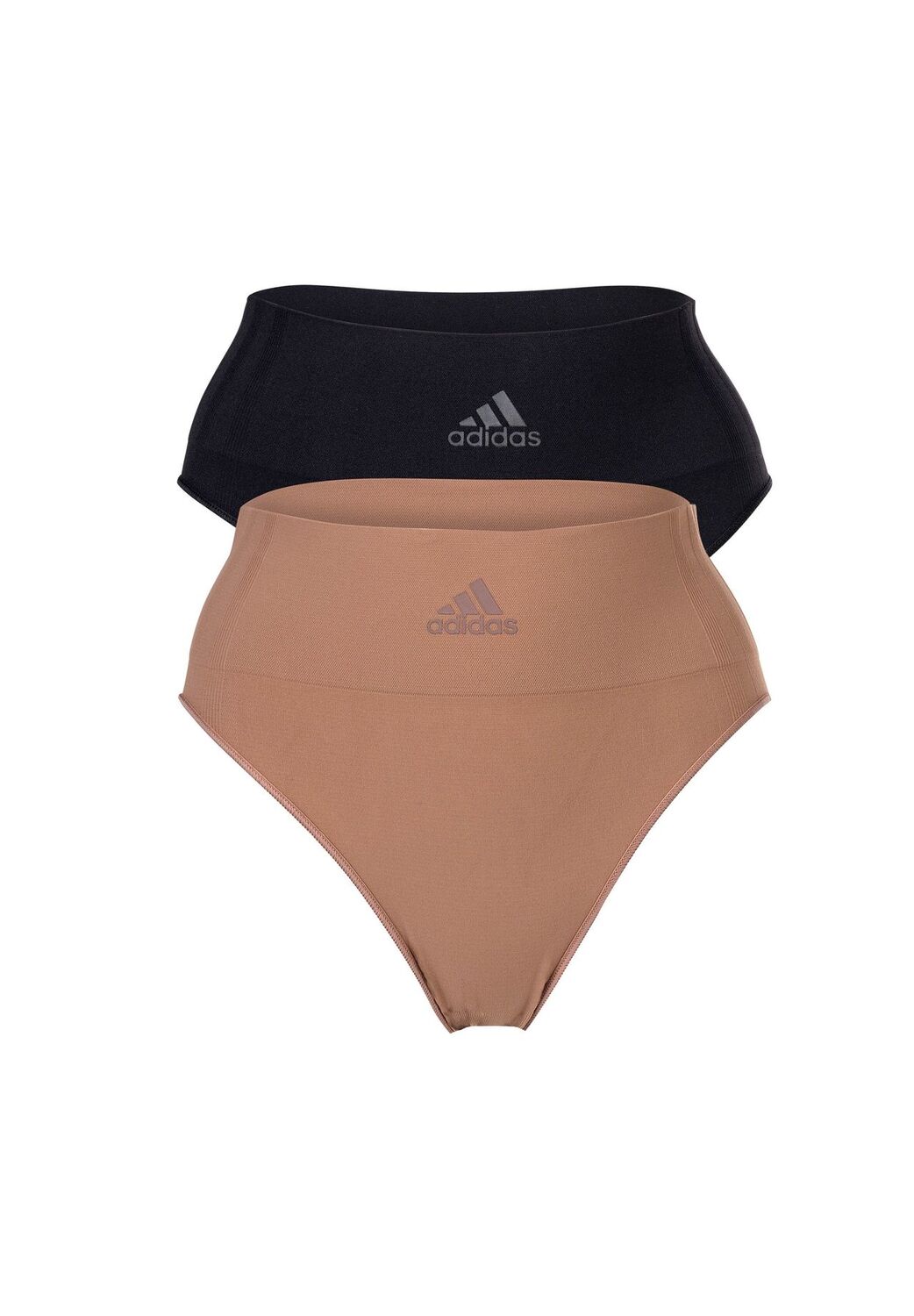 

Женские стринги, 2 шт. - стринги, трусы, Smart Micro 720 Seamless, логотип, однотонные adidas, цвет Schwarz Braun