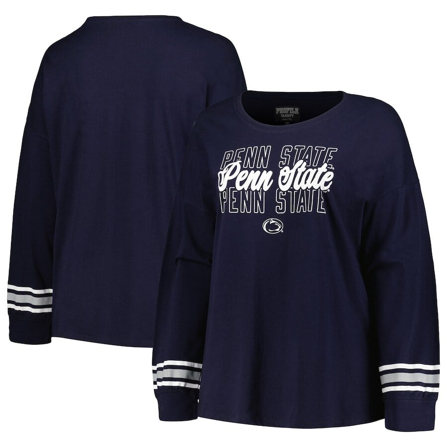 

Футболка с длинным рукавом Profile Penn State Nittany Lions, нави