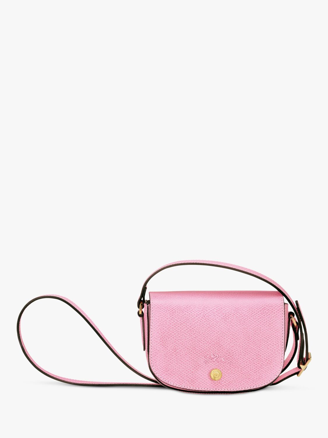 

Кожаная сумка через плечо Longchamp Epure, розовая