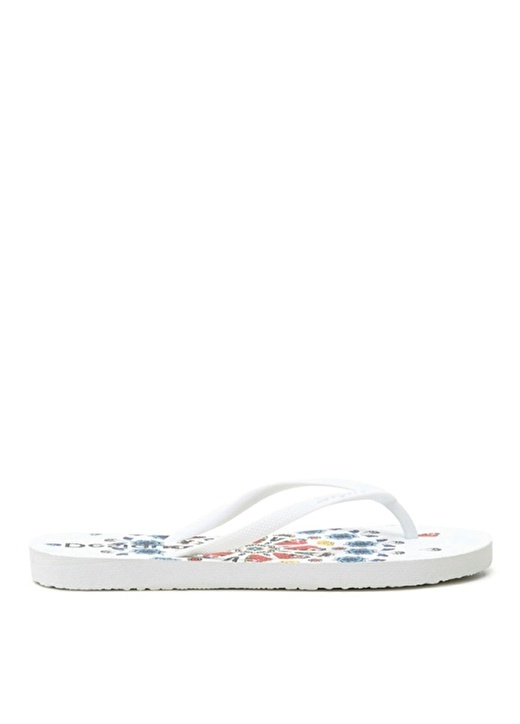 

Белые женские пляжные тапочки Desigual