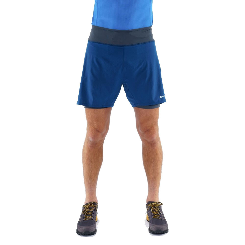 

Спортивные шорты Montane VIA Dragon Twin Skin, синий