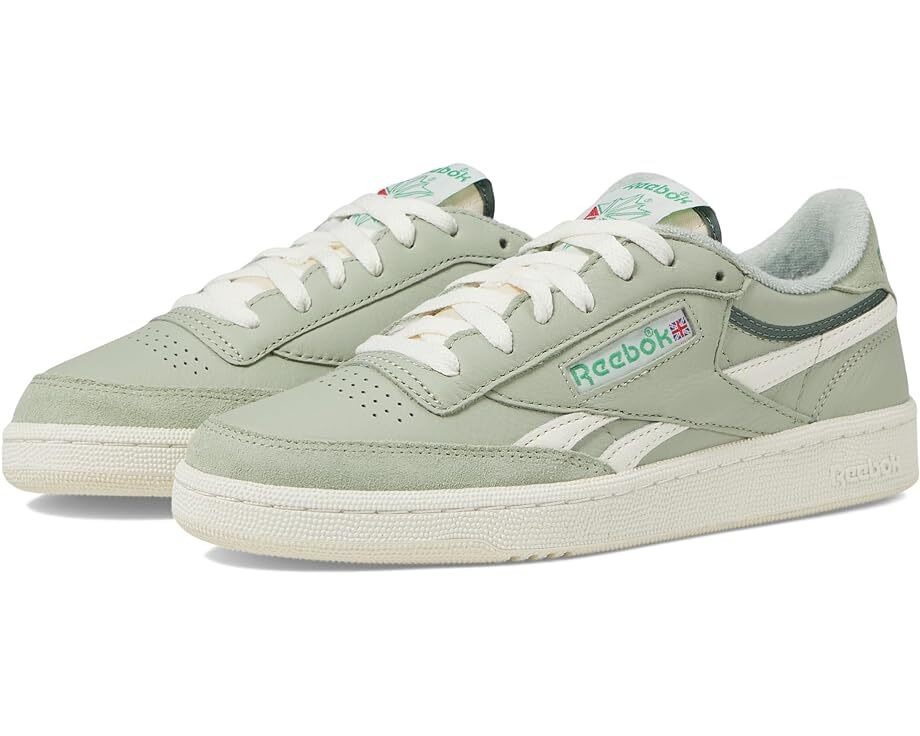 

Кроссовки Reebok Lifestyle Club C Revenge Vintage, цвет Vintage Green/Chalk/Grey