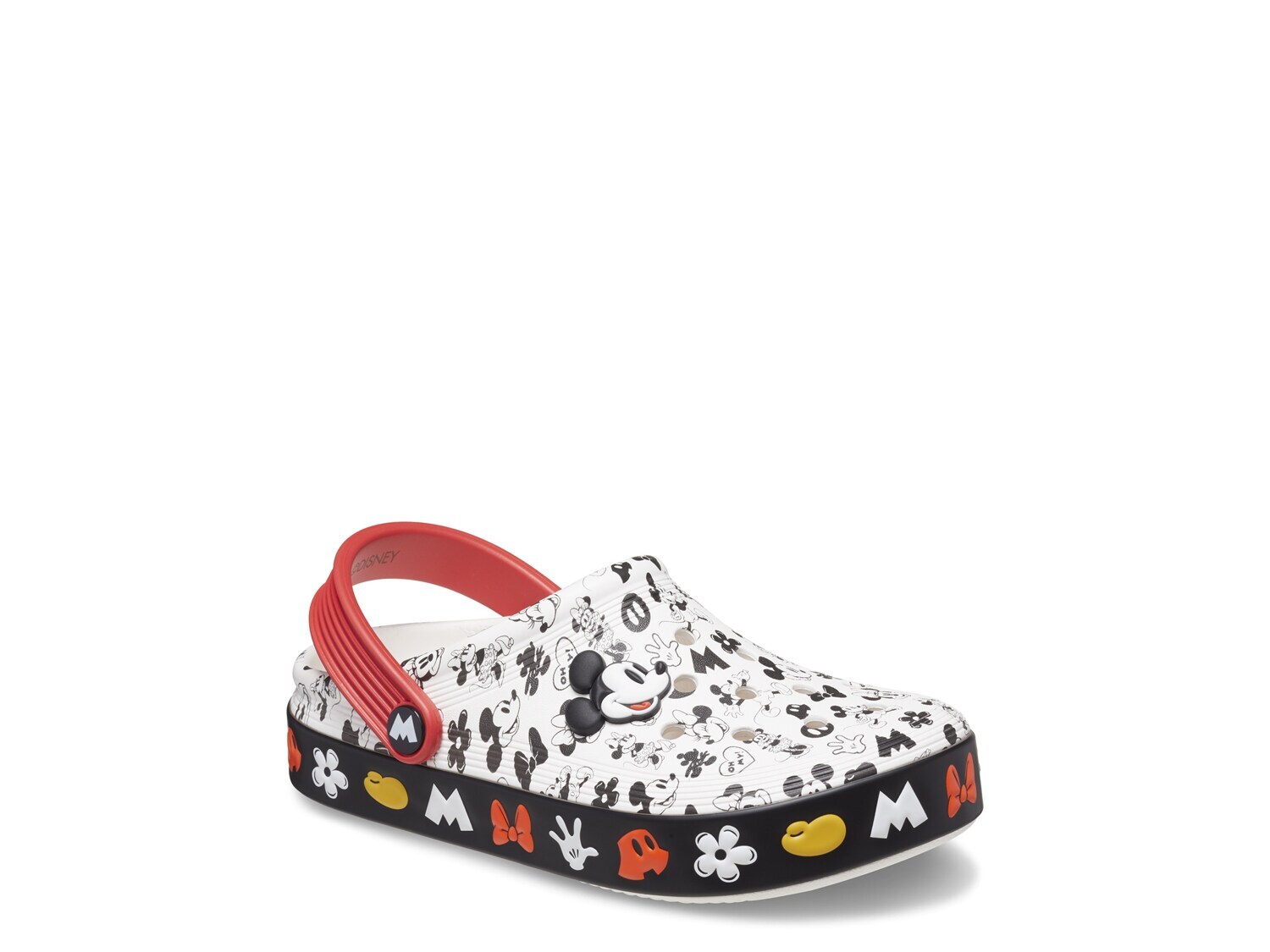 

Тапочки-сабо детские Crocs Mickey Minnie Off Court, белый
