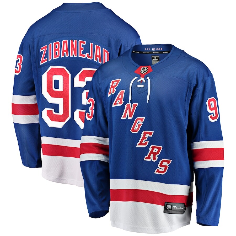 

Джерси Fanatics Branded New York Rangers, синий