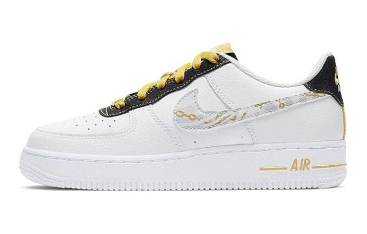 

Nike Air Force 1 Lv8 1 (Gs) Белый/Черный/Золотой