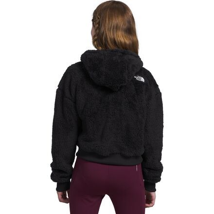 

Куртка Suave Oso с капюшоном и молнией во всю длину - для девочек The North Face, черный