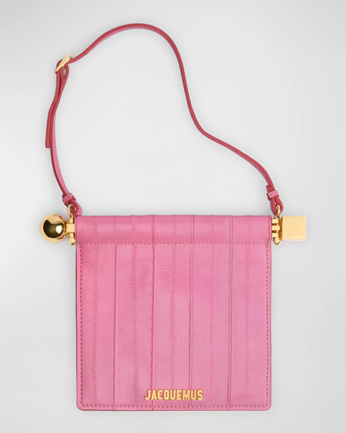 

Сумка на плечо Le Porte Rond Hagfish Jacquemus, розовый