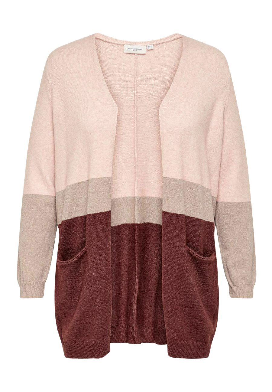 

Кардиган ONLY Carmakoma CARSTONE LS, цвет rose smoke
