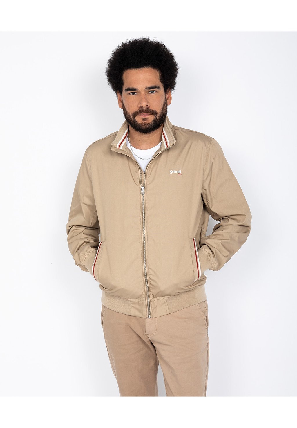 

Демисезонная куртка Schott, бежевый