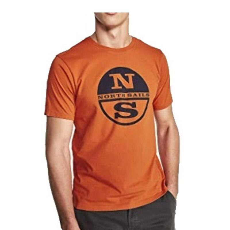 

Футболка North Sails с графическим логотипом оранжевая