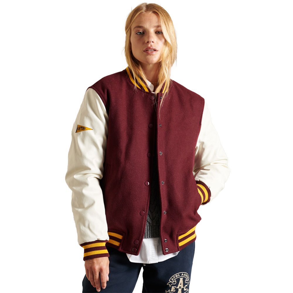 

Куртка Superdry College Varisty Bomber, красный
