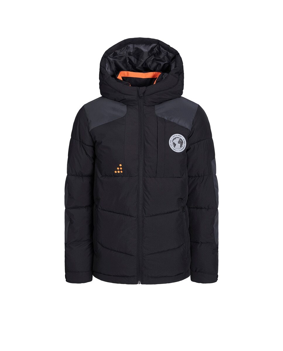 

Пуховик для мальчика Jack & Jones, черный
