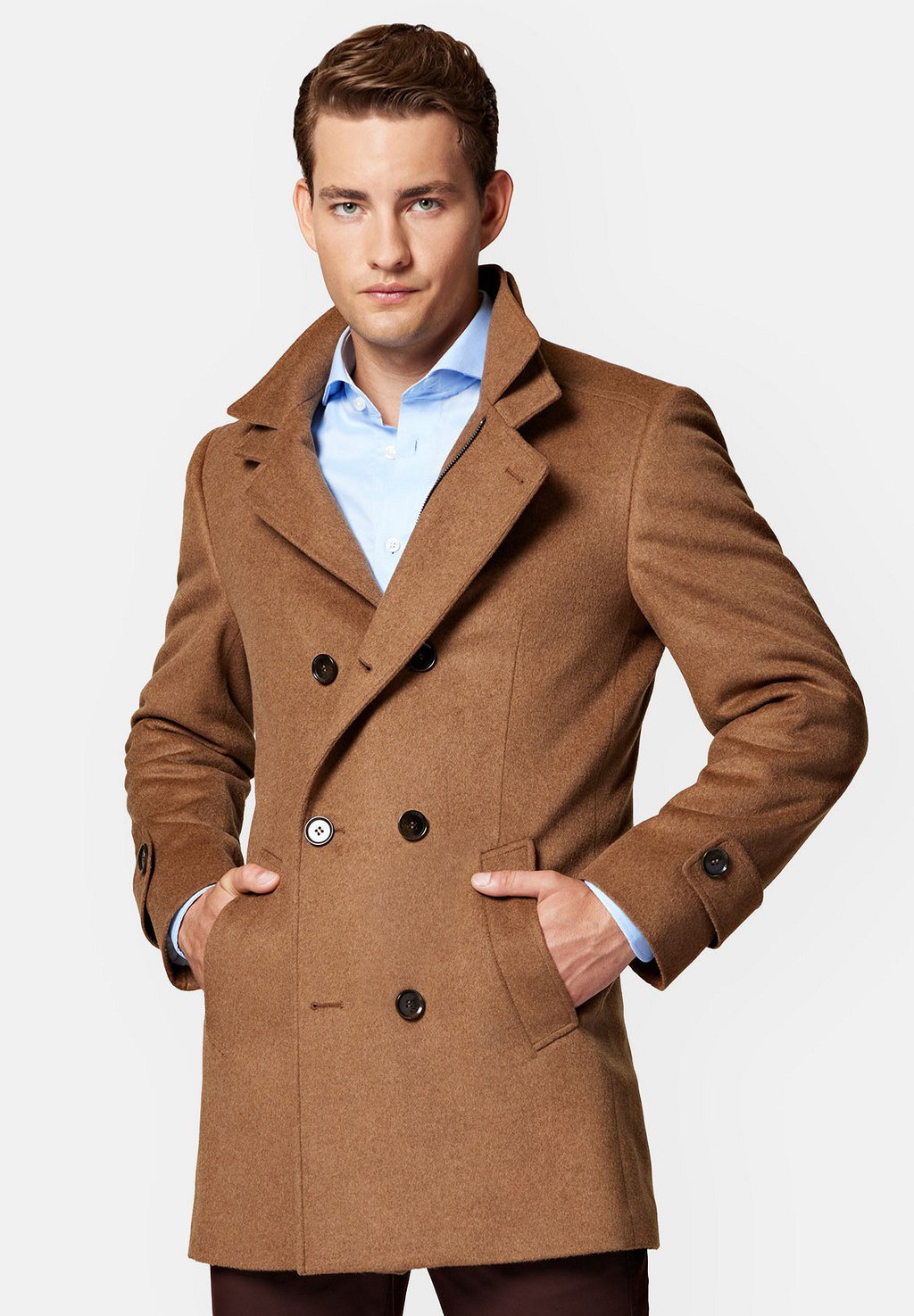 Классическое пальто Lancerto, светло-коричневый