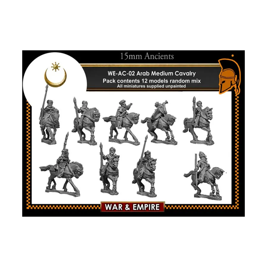 

Средняя/легкая кавалерия – арабы, War & Empire - Dark Ages Miniatures - Arab (15mm)