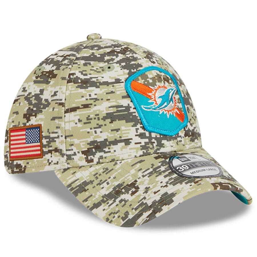

Бейсболка New Era Miami Dolphins, камуфляж