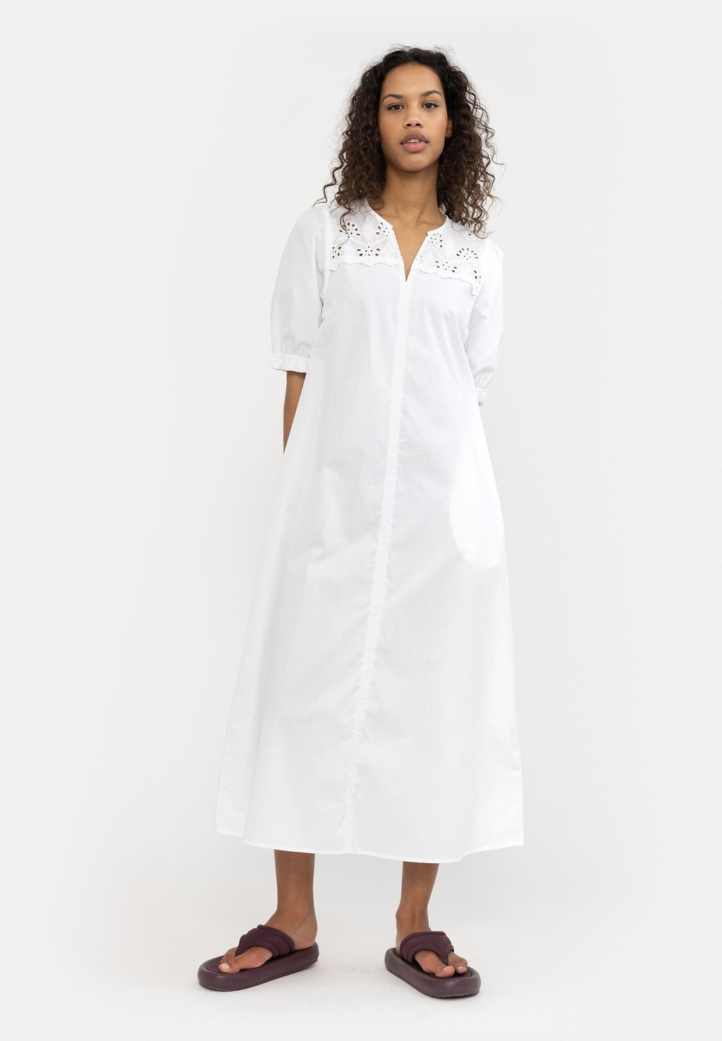 

Летнее платье SRRENEE V NECK Soft Rebels, белоснежный