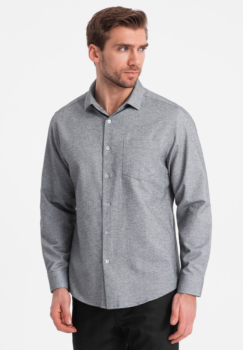 Рубашка Ombre, цвет dark grey melange