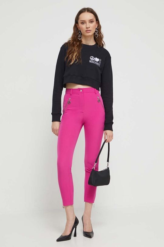 

Брюки Moschino Jeans, розовый