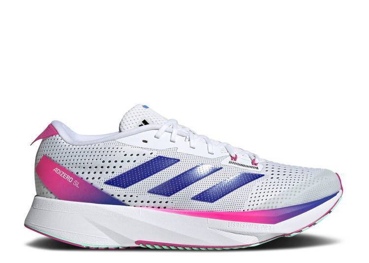 

Кроссовки Adidas ADIZERO SL 'WHITE LUCID BLUE FUCHSIA', белый