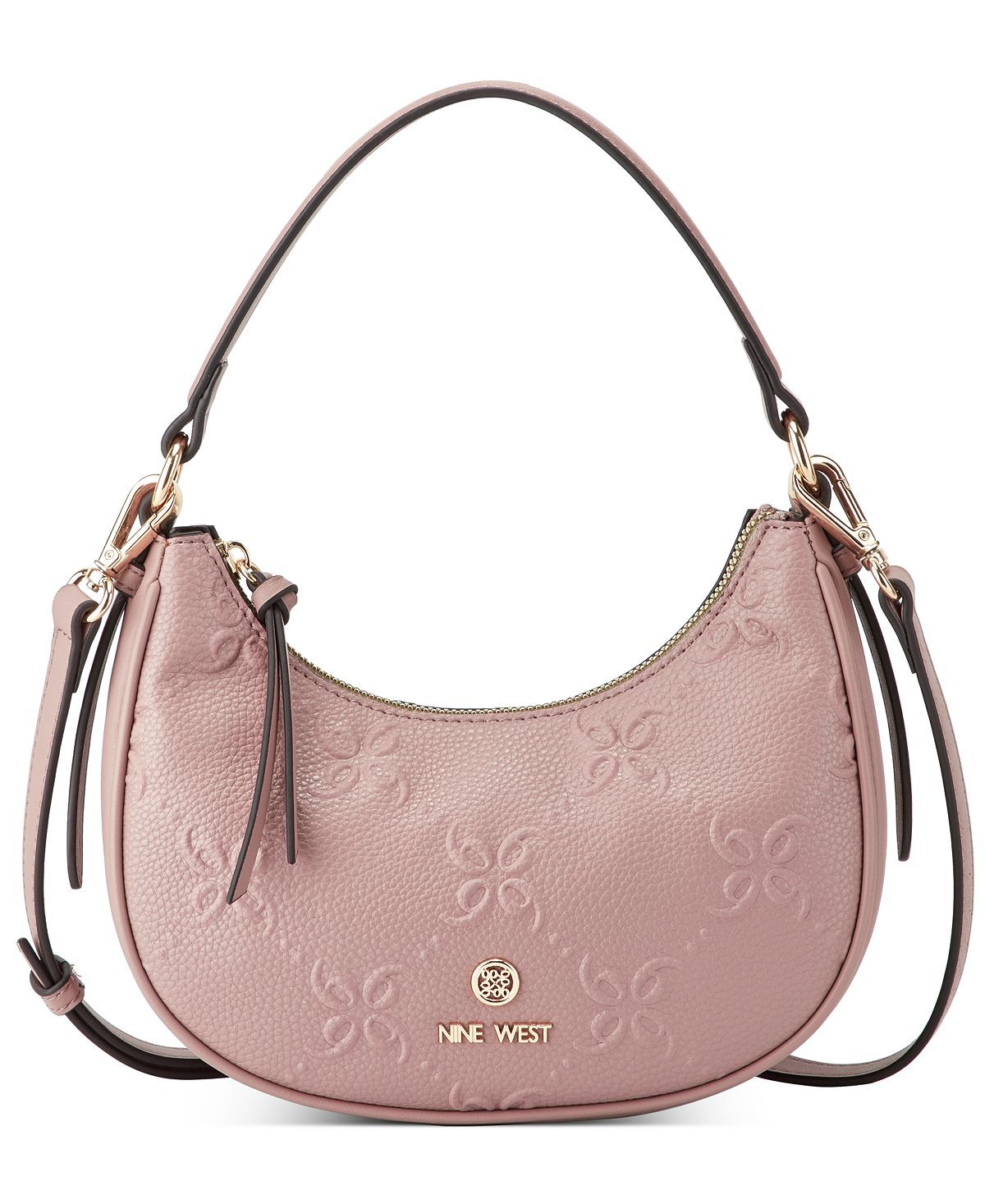 

Через плечо Gibson Mini Hobo Nine West, розовый