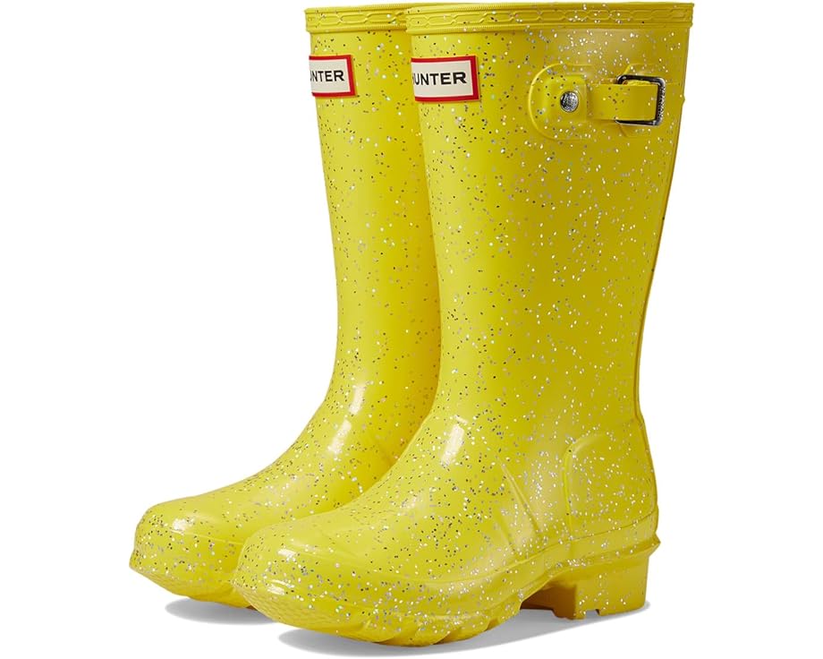 Ботинки Hunter Original Giant Glitter Wellington Boots, цвет Illuminating Yellow