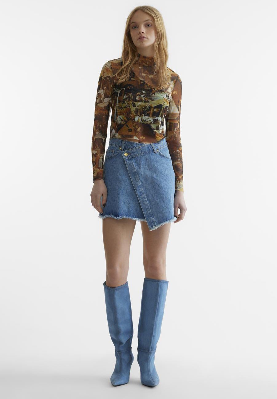 

Джинсовая юбка SNWENDA SKIRT SOMETHINGNEW, цвет medium blue denim